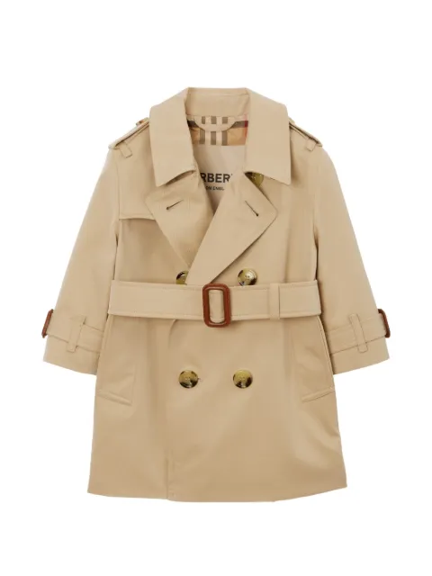 Burberry Kids gabardine trench coat