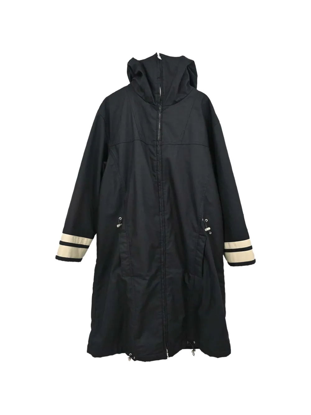 CHANEL Pre-Owned 2002 Sport Line hooded coat - Black