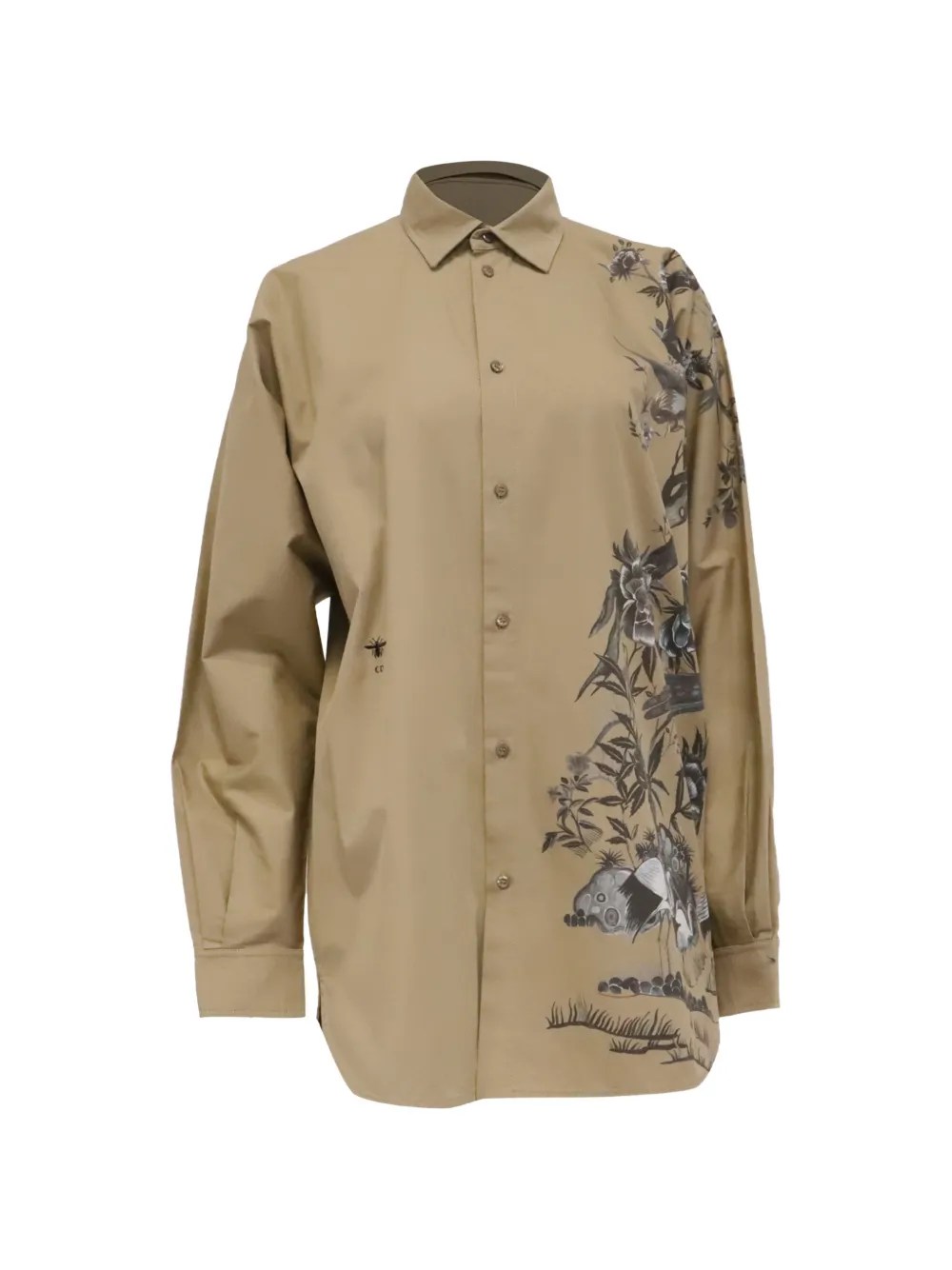 Christian Dior Pre-Owned Jardin d'Hiver printed shirt - Toni neutri