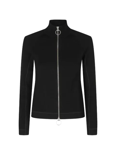 Ports 1961 zip-up ribbed-trim cardigan