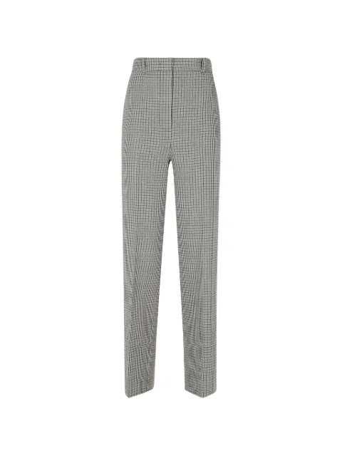 Ports 1961 check-pattern wool trousers
