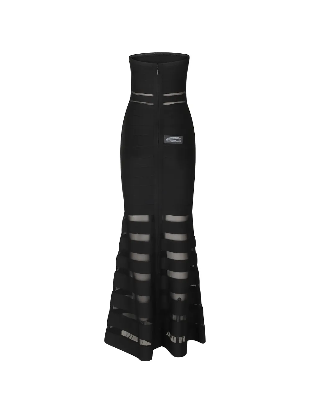 Hervé Léger Kate bandage mesh-panel dress - Nero