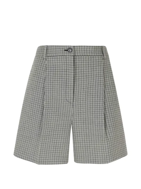 Ports 1961 check wool shorts