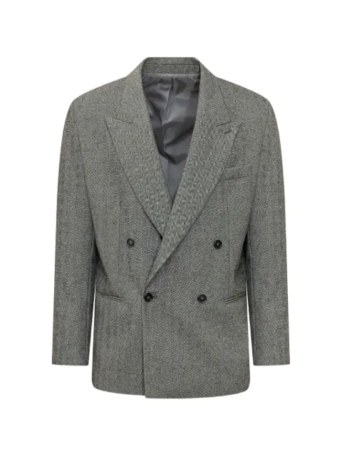 MARSEM herringbone double-breasted jacket