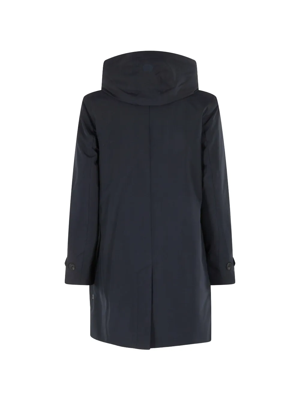 Save The Duck hooded concealed-fastening jacket Blauw