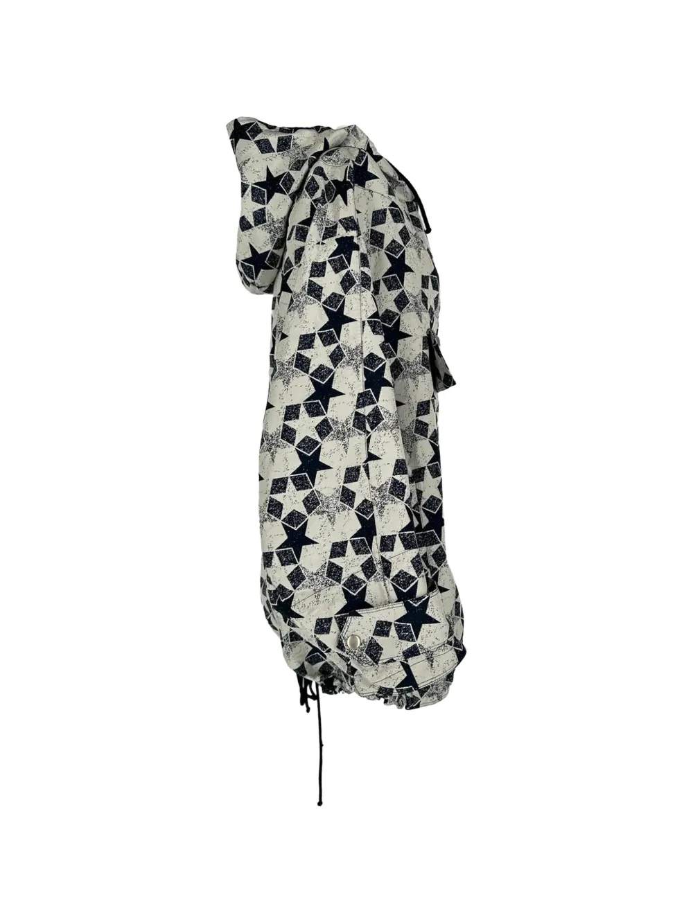 Christian Dior Pre-Owned Star Motif hooded anorak jacket - Tons neutres Christian Dior Pre-Owned Star Motif hooded anorak jacket - Tons neutres