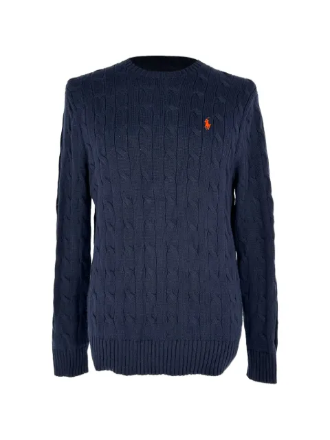 Ralph Lauren Vintage suéter en tejido de ochos