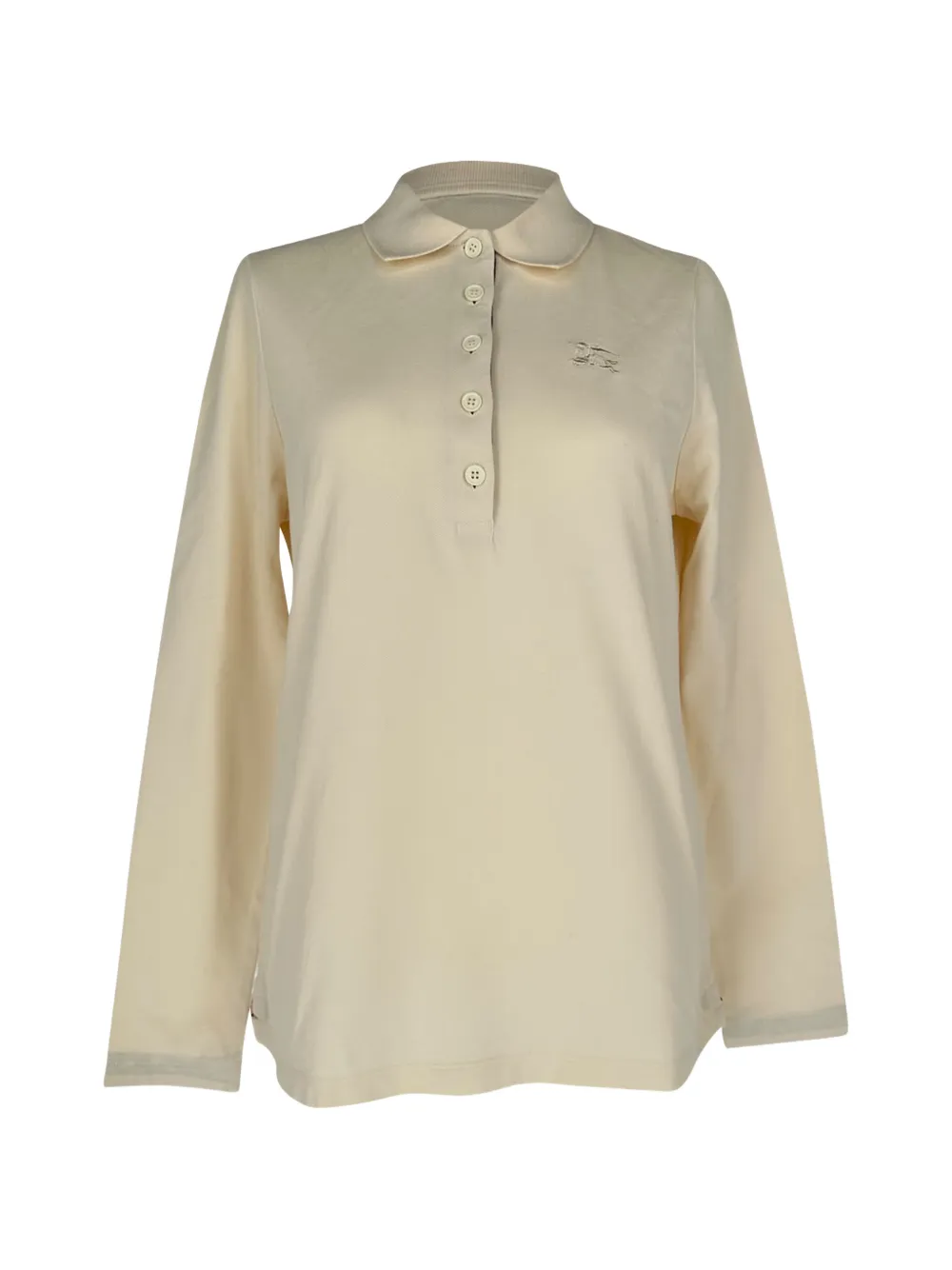 Burberry Pre-Owned Zulia long-sleeve polo shirt - Nude