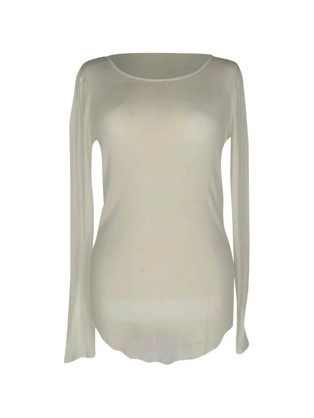 JOSEPH ribbed-knit scoop-neck T-Shirt - Weiß