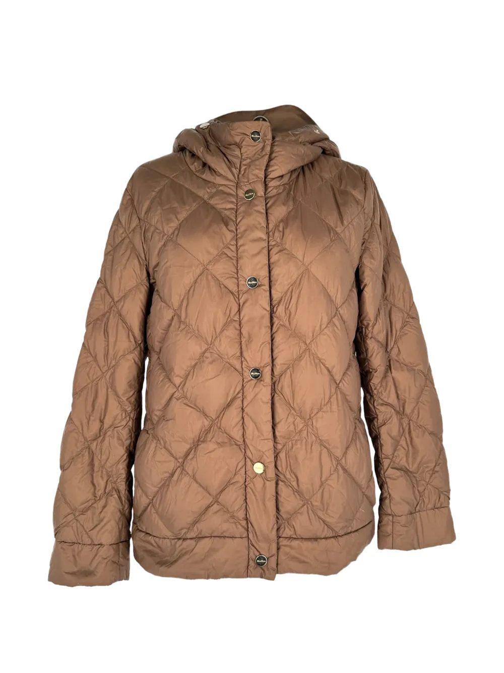 Max Mara The Cube reversible down jacket - Marrone