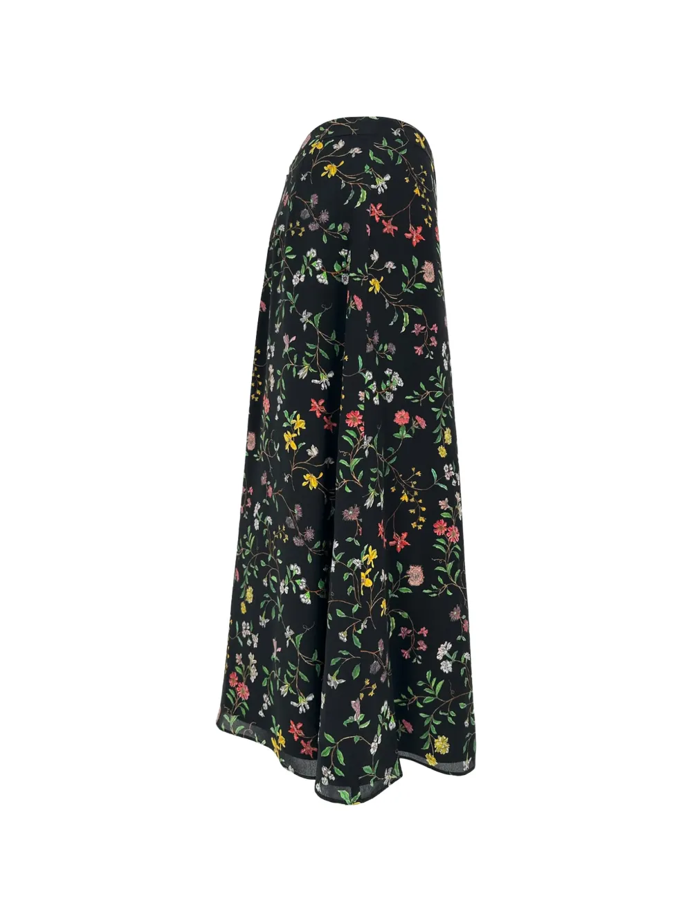 Altuzarra Caroline floral-print midi skirt - Schwarz