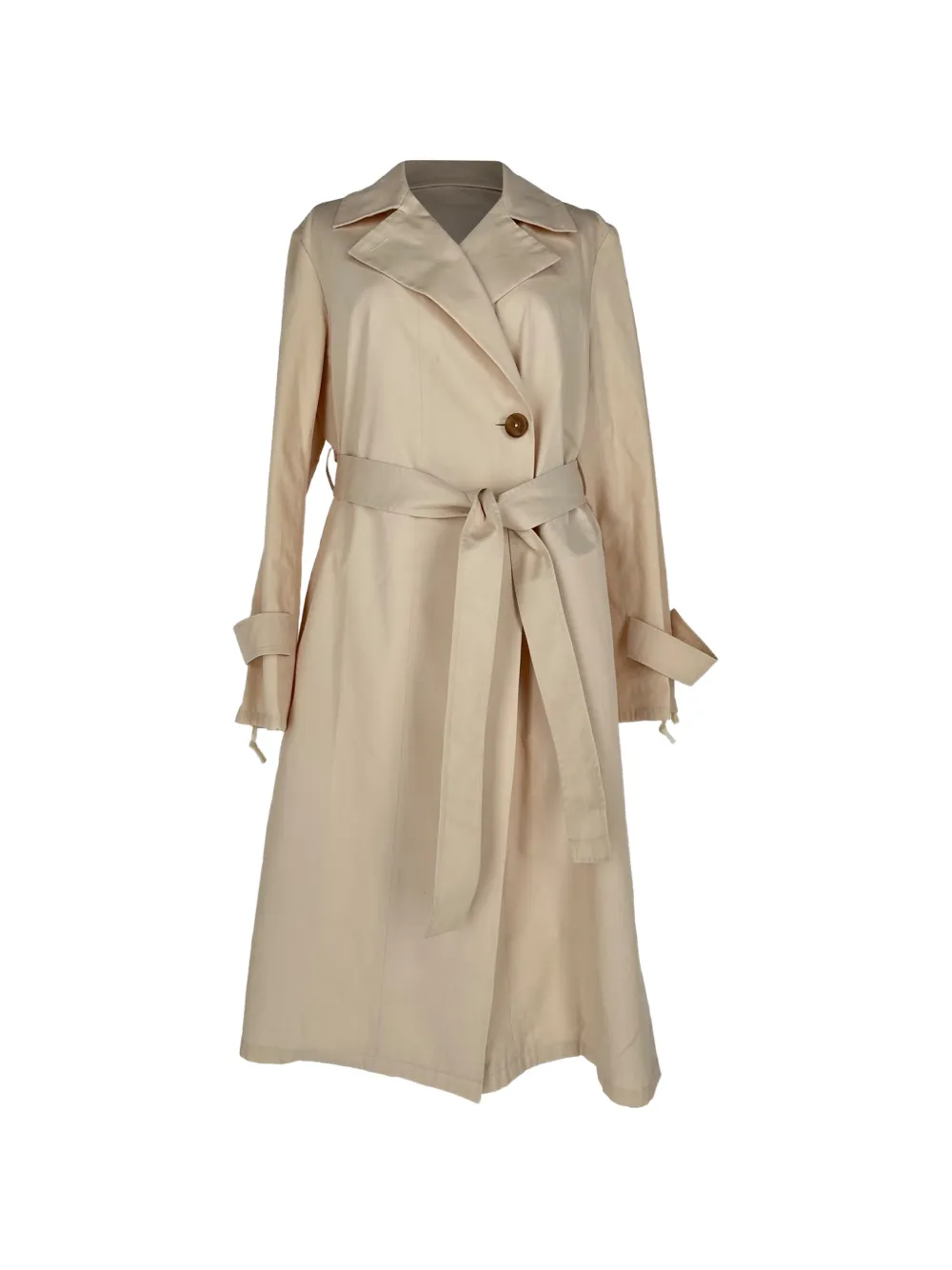 Jil Sander Pre-Owned belted trench coat - Nude