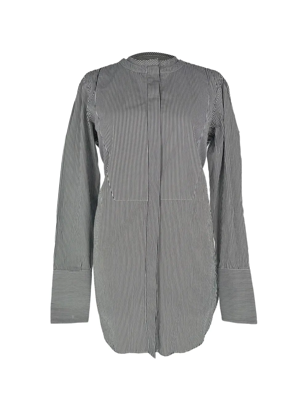 Celine Pre-Owned striped long-sleeve shirt - Schwarz