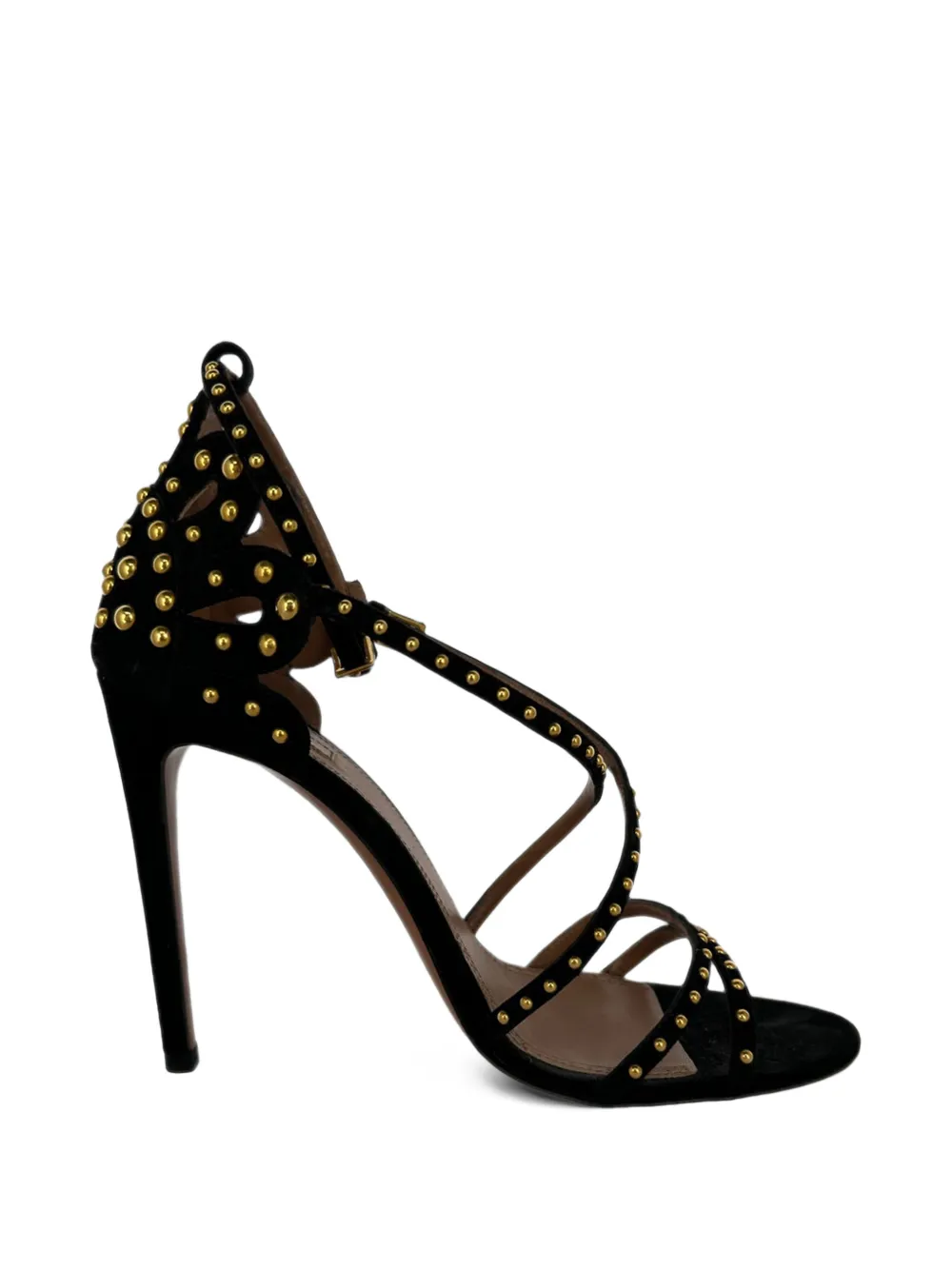 Alaïa Pre-Owned 2010s Studded Accents sandals - Schwarz