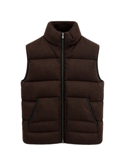 Agnona quilted padded gilet