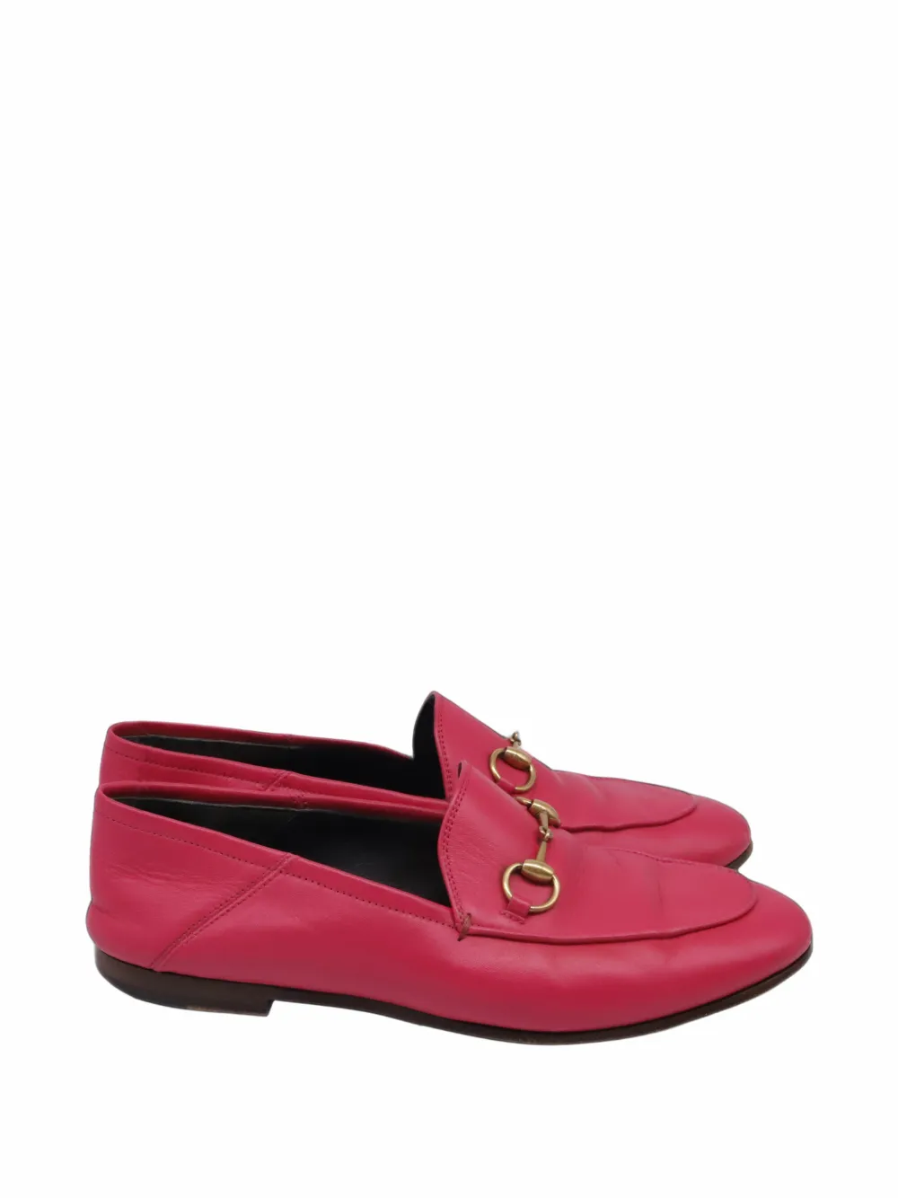 Gucci Pre-Owned Brixton horsebit loafers - Rosa