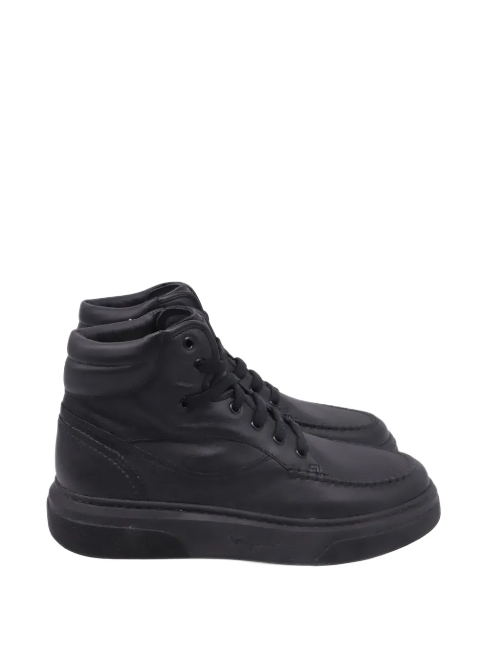 Ferragamo Pre-Owned Cassina high-top sneakers - Nero