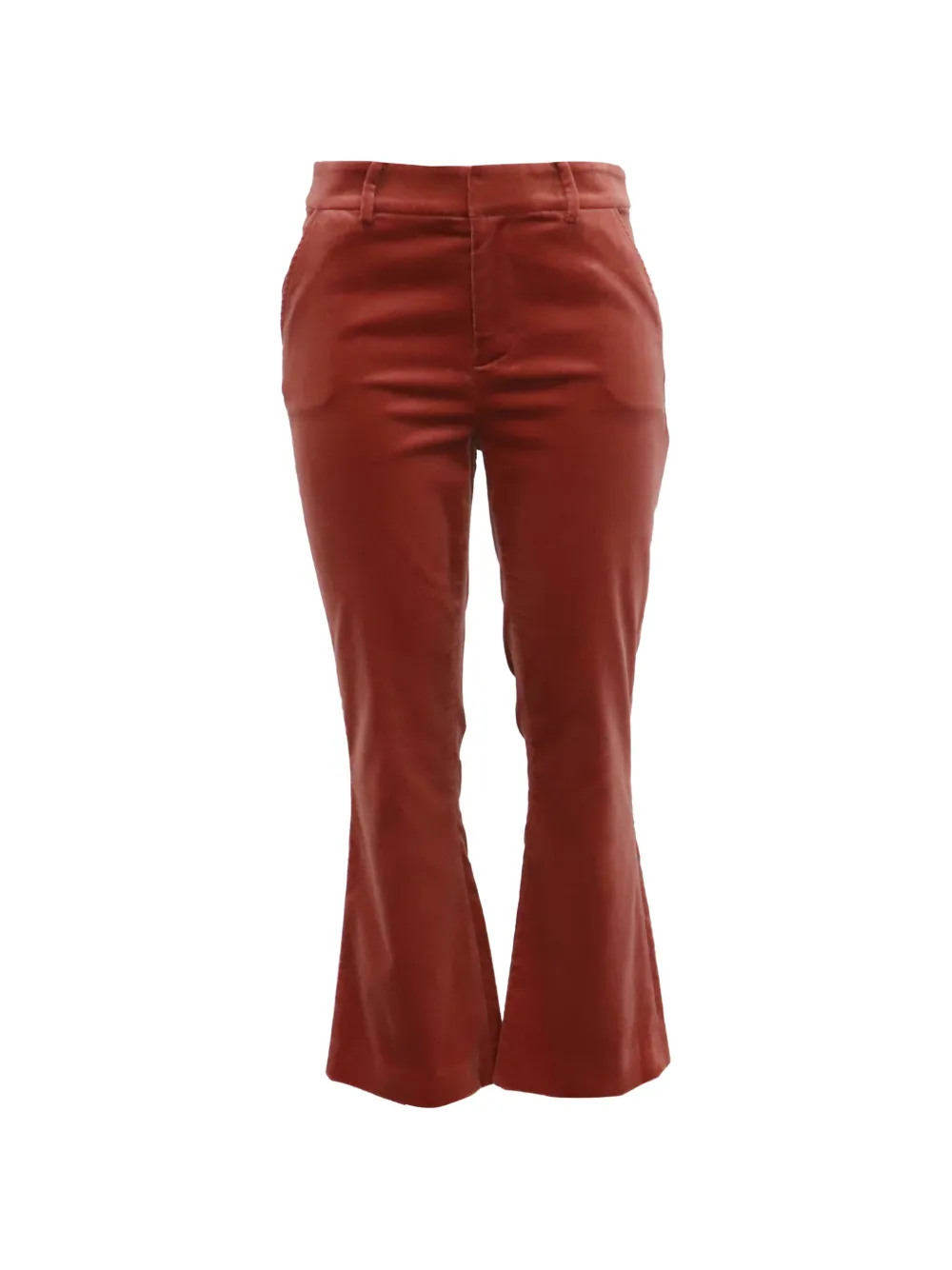 FRAME flared velvet trousers - Arancione