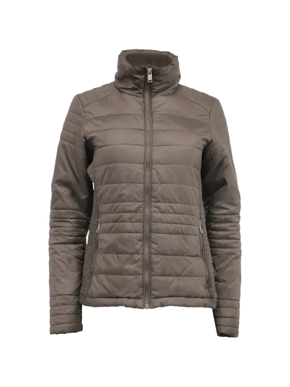The North Face quilted panelled jacket - Marrone