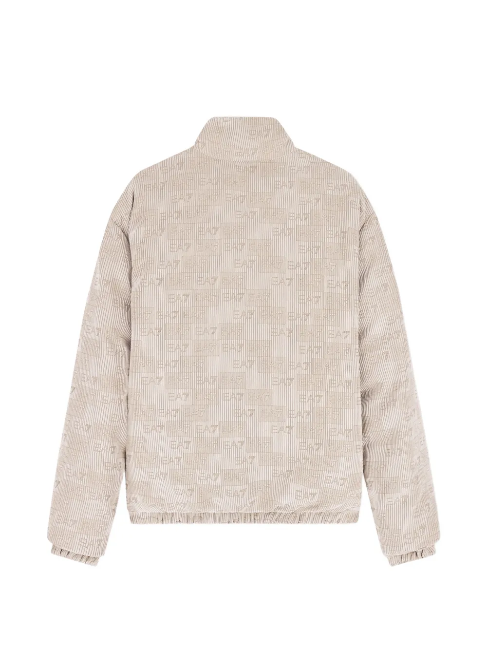 Ea7 Emporio Armani reversible corduroy-effect jacket Beige