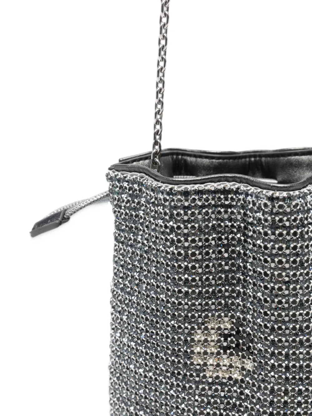 Anya Hindmarch Tas met trekkoord en verfraaid met kristallen Zilver