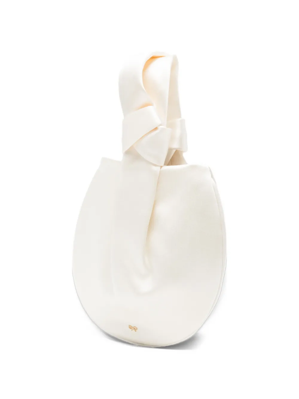 Anya Hindmarch Clutch met hoefijzermotief Beige