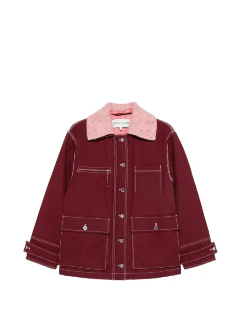 Stine Goya contrast-stitch multi-pocket jacket