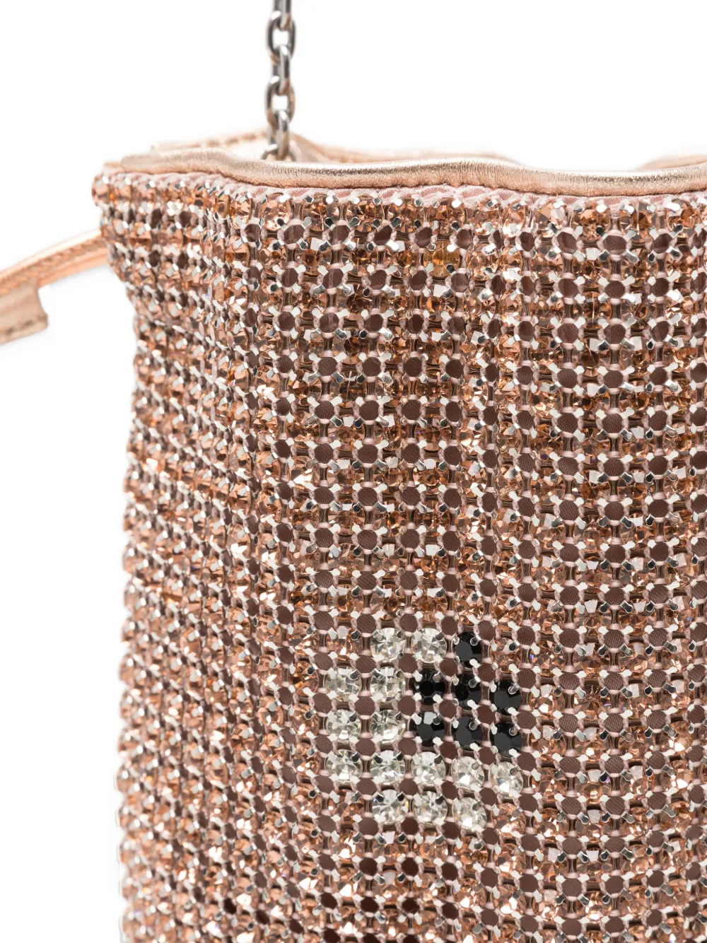 Anya Hindmarch Schoudertas verfraaid met kristallen Roze