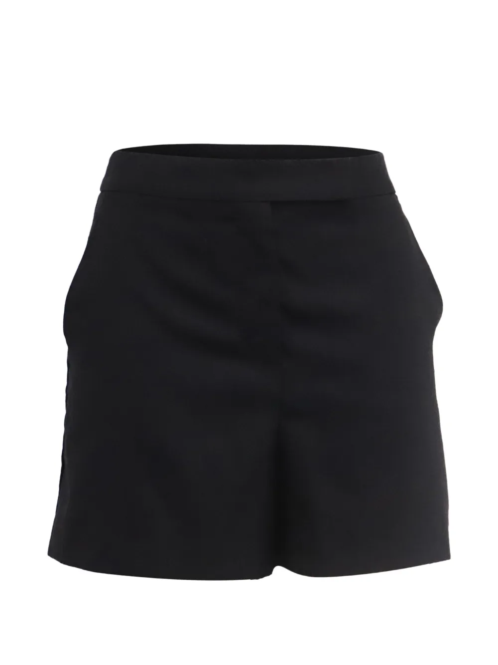 Max Mara 2020s flat-front shorts - Nero