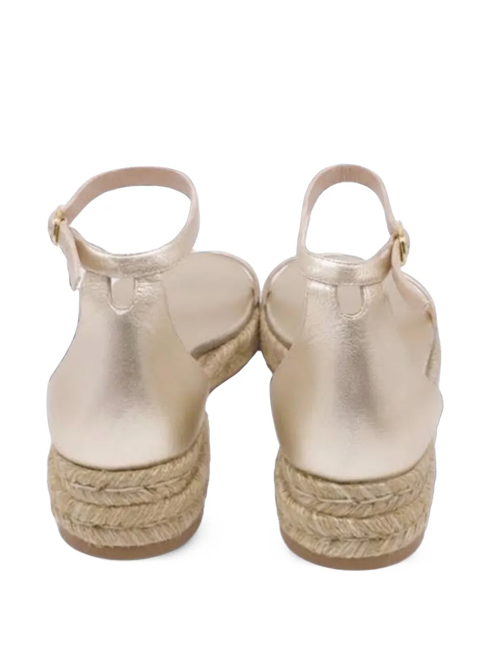 Stuart Weitzman 2020s Nudistcurve espadrille sandals - Gold