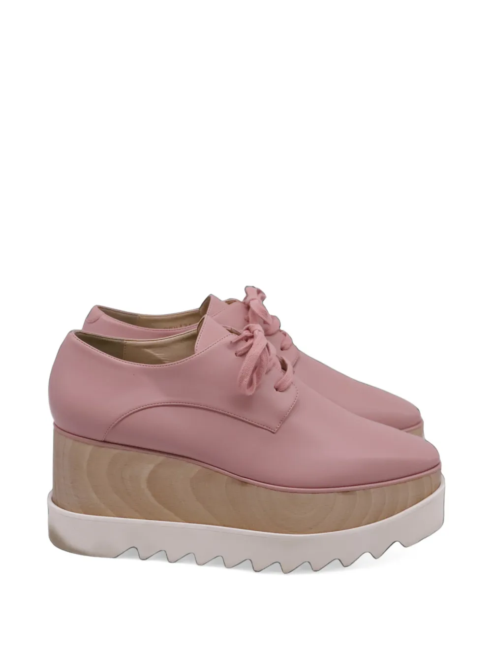 Stella McCartney Pre-Owned 2010s Elyse platform wedge sneakers - Rosa