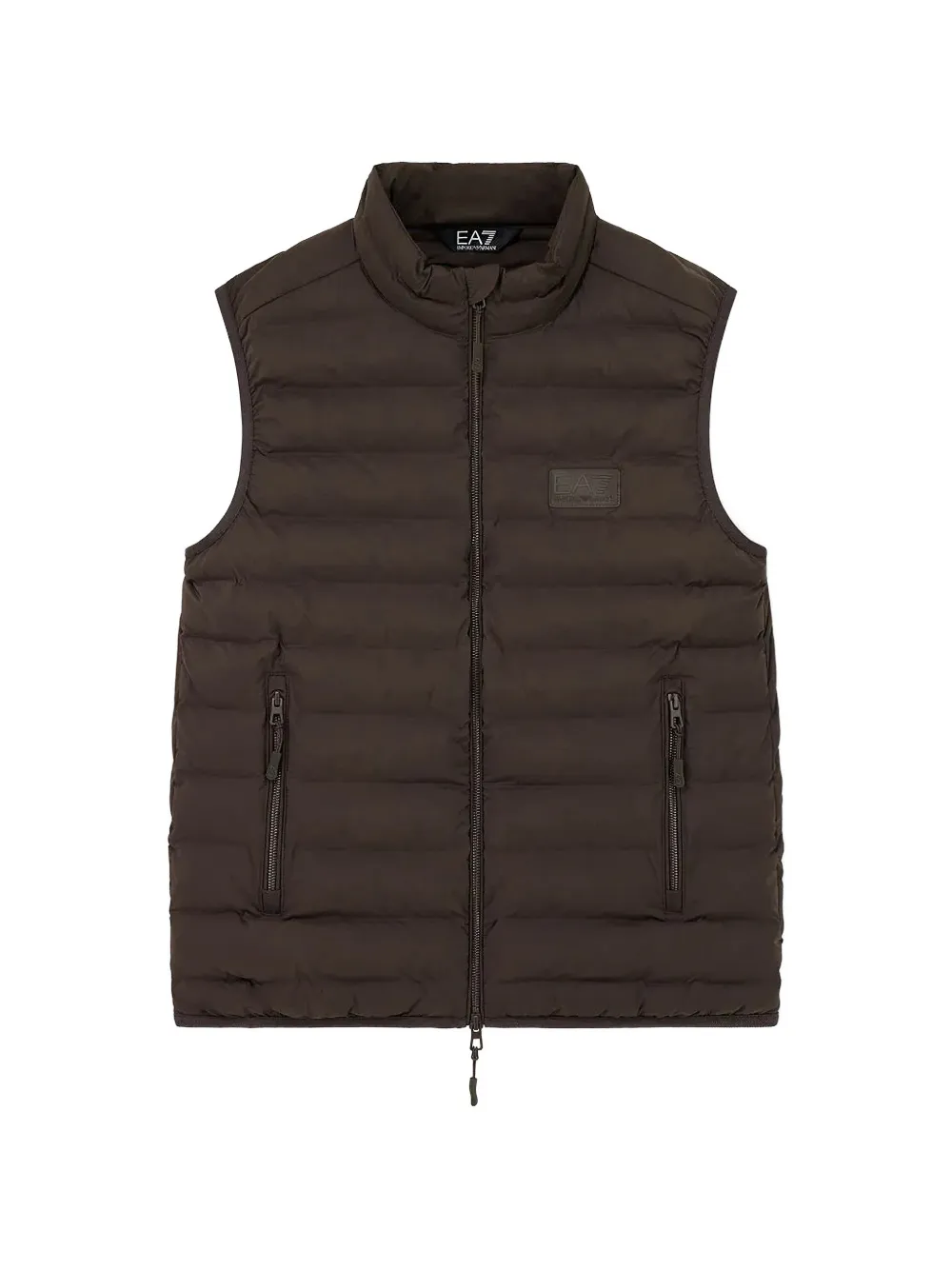 Ea7 Emporio Armani quilted gilet - Brown