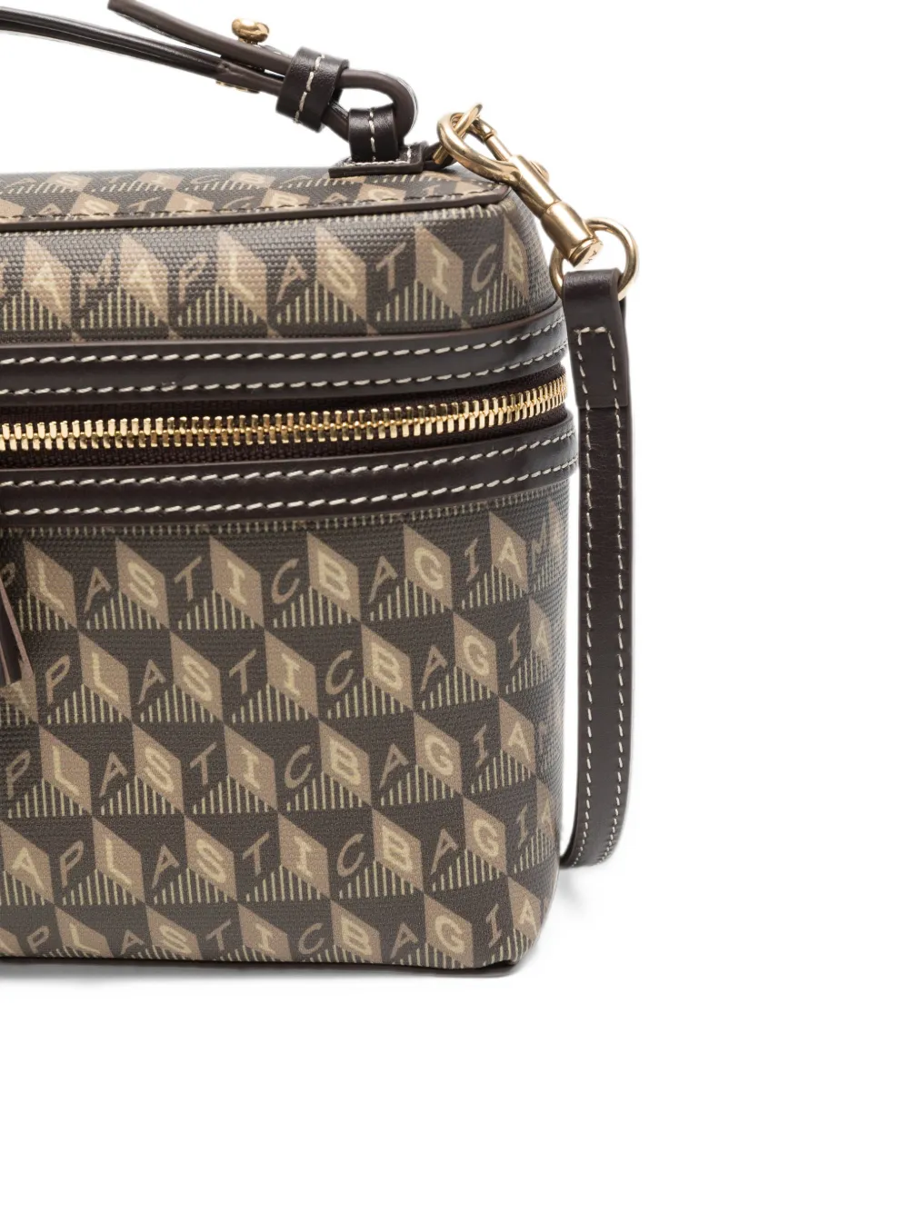 Anya Hindmarch I Am A Plastic Bag monogram-print tote bag Bruin