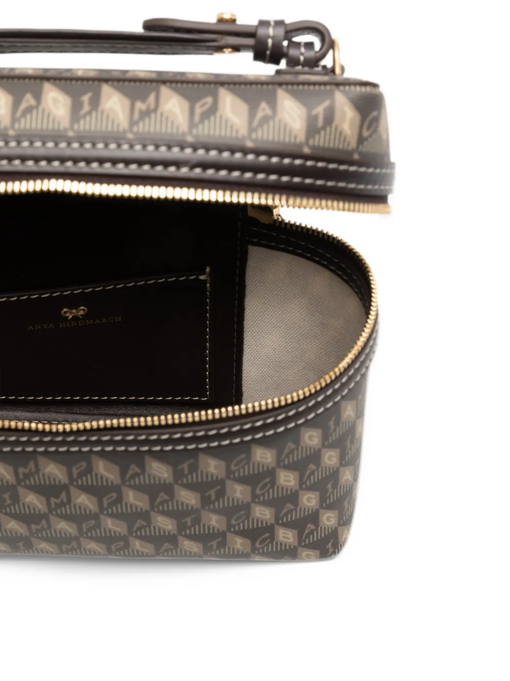 Anya Hindmarch I Am A Plastic Bag monogram-print tote bag Bruin