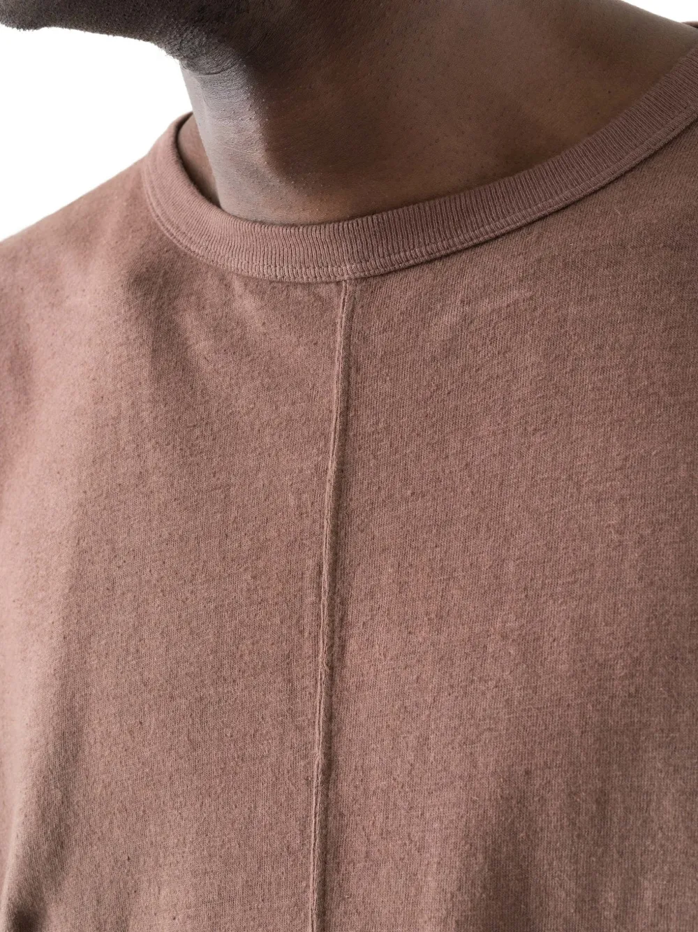 Maharishi 245 Hemp Cross Loose long-sleeve T-shirt Bruin