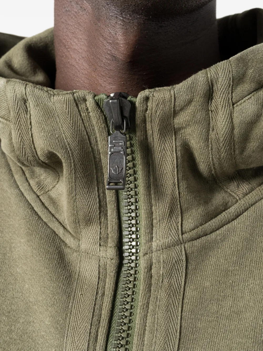 Maharishi Hoodie met dubbellaagse mouwen Groen