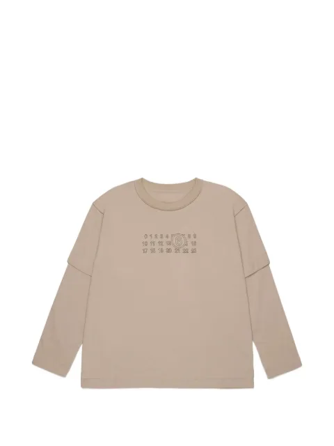 MM6 Maison Margiela Kids layered long-sleeve T-shirt