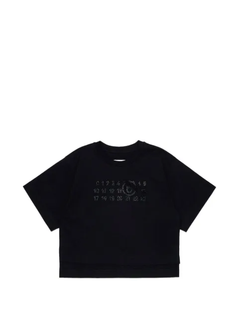 MM6 Maison Margiela Kids playera con logo