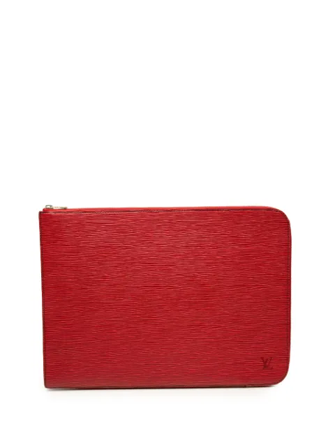 Louis Vuitton Pre-Owned клатч Epi Poche Documents Portfolio (1991 год)