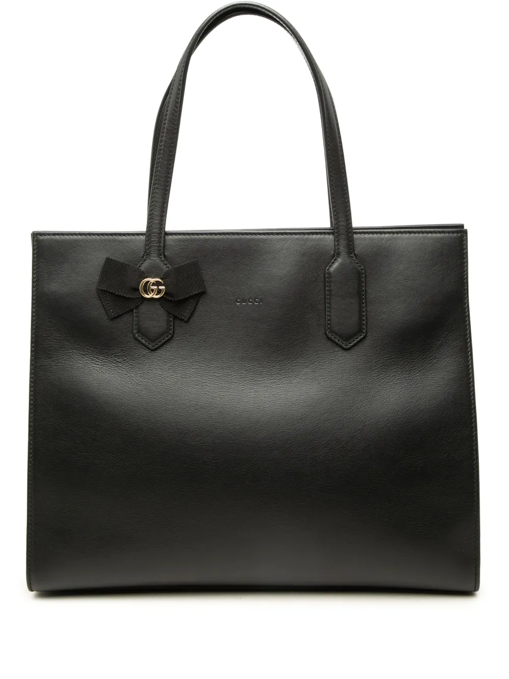Gucci Pre-Owned 2000-2015 GG Marmont Calfskin Ribbon tote bag - Schwarz