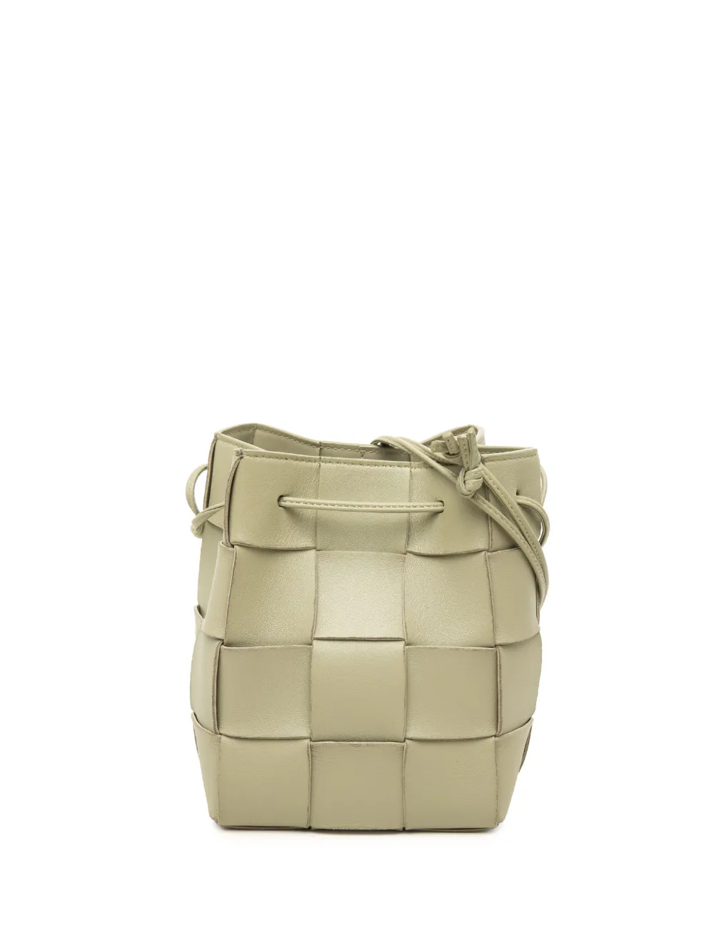 Bottega Veneta Pre-Owned 2012-2026 Small Nappa Maxi Intrecciato Cassette bucket bag - Brown