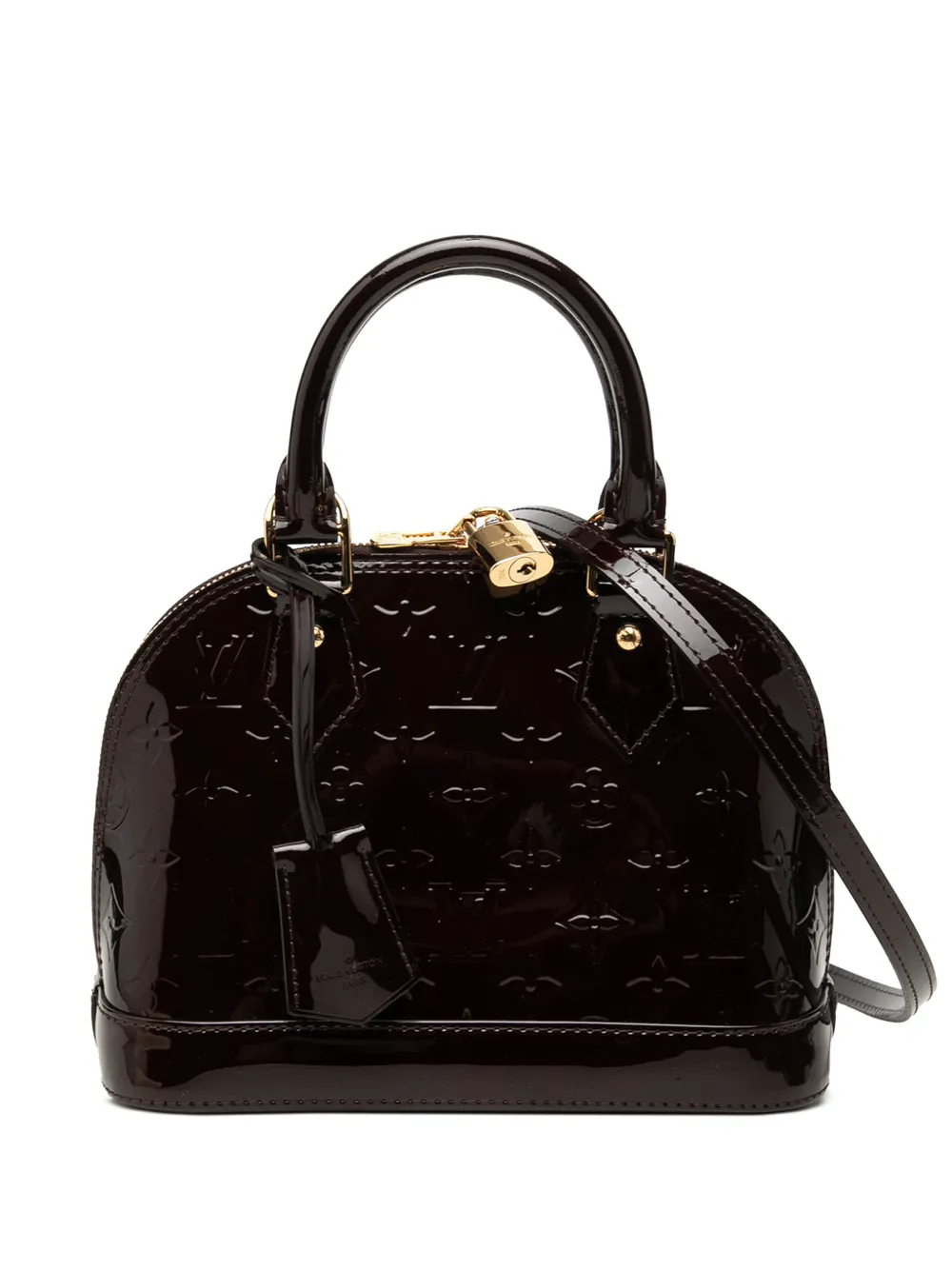 Louis Vuitton Pre-Owned 2018 Monogram Vernis Alma BB satchel - Purple