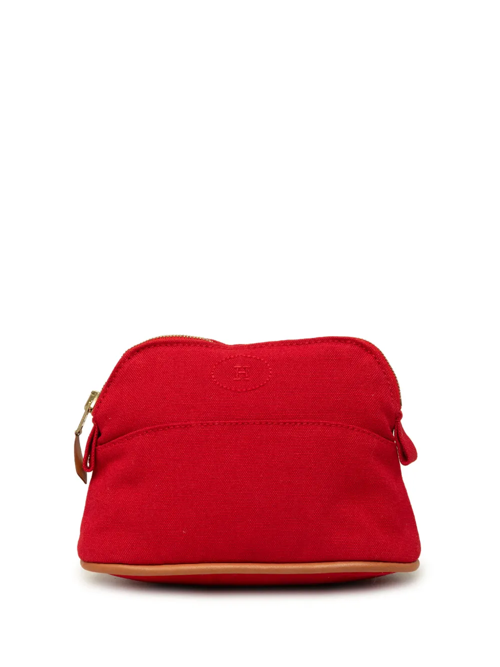 Hermès Pre-Owned 2015-2026 Mini Canvas Bolide pouch - Rot