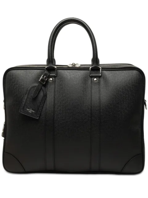 Louis Vuitton Pre-Owned 2010-2026 Taiga Porte Documents Voyage business bag
