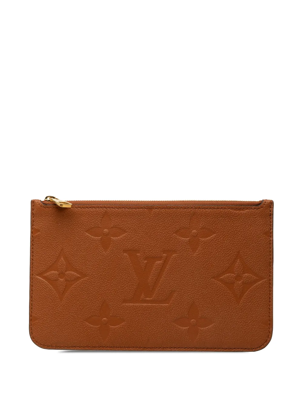 Louis Vuitton Pre-Owned 2021-2026 Monogram Empreinte Giant Neverfull MM pouch - Marrone