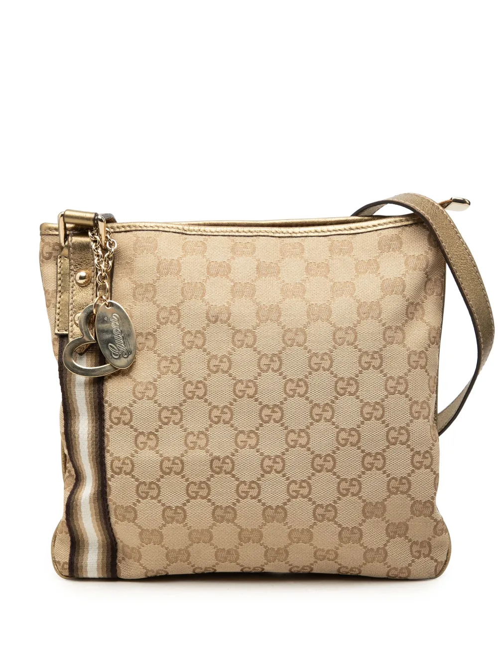 Gucci Pre-Owned 2000-2015 GG Canvas Jolicoeur crossbody bag - Toni neutri