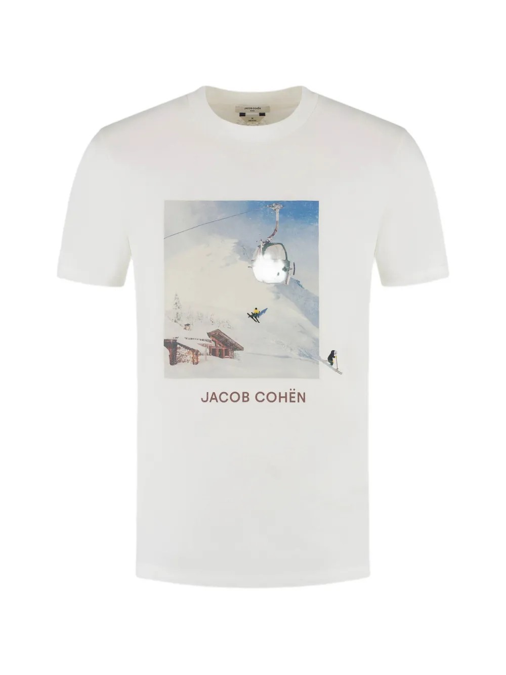 Jacob Cohën Collo Costina graphic-print crew-neck T-shirt - Weiß