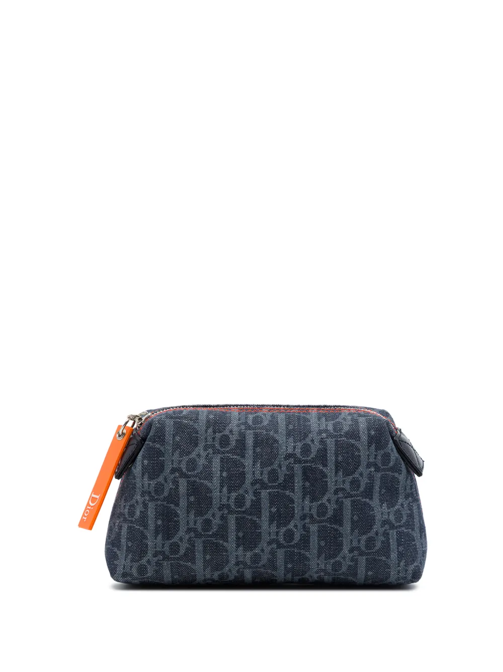 Christian Dior Pre-Owned 2006 Diorissimo Trotter Denim Flight Cosmetic pouch - Blue