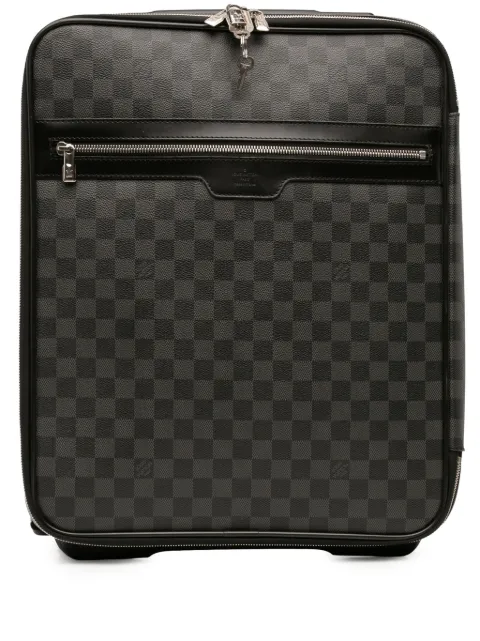 Louis Vuitton Pre-Owned 2010 Damier Graphite Pegase 45 travel bag