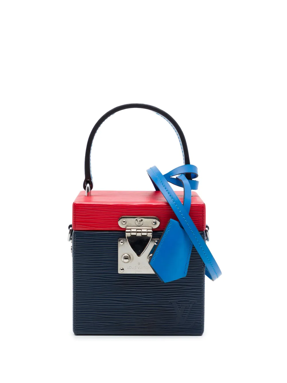Louis Vuitton Pre-Owned 2018 Tricolor Epi Bleecker Box vanity bag - Blu